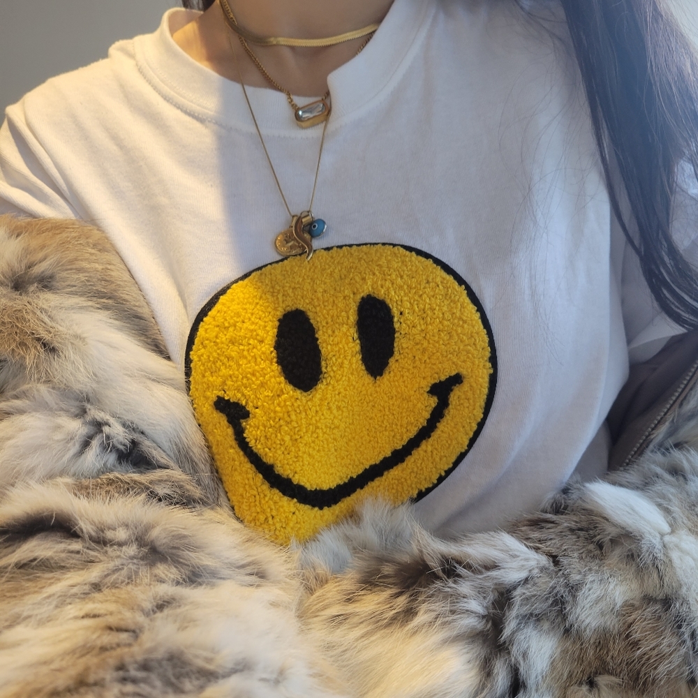 Smiley face tee